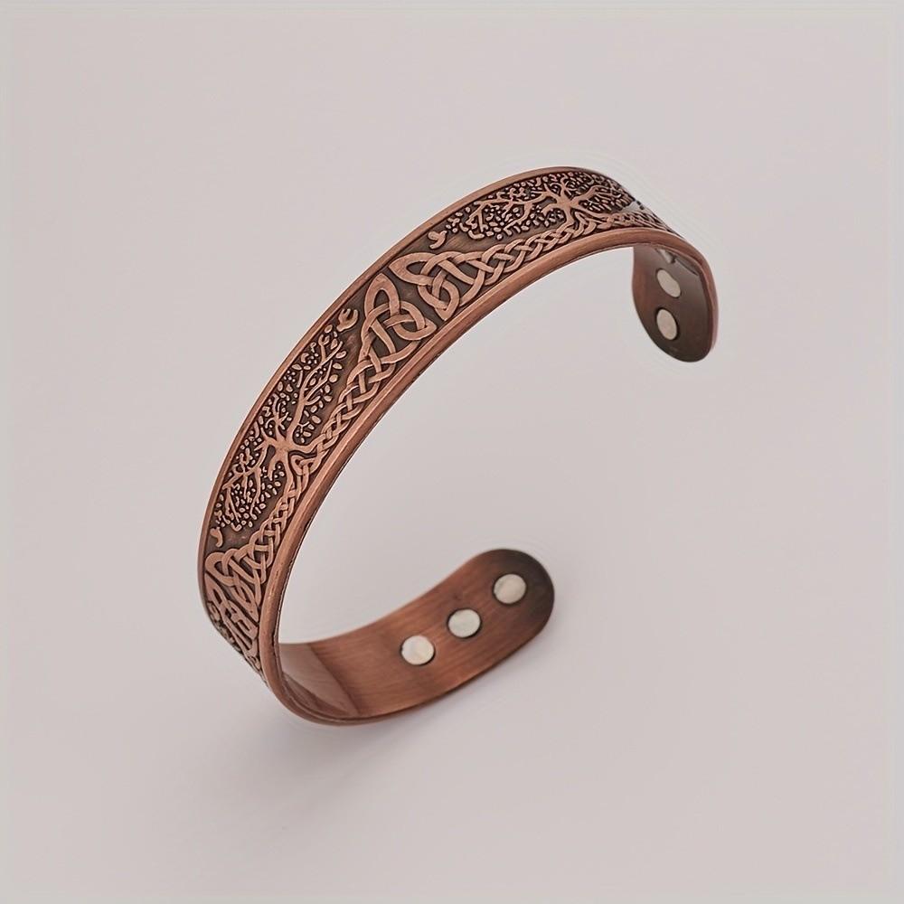 Magnetic Energy Antique Copper Bracelet Retro Vintage Style Bracelet  Unisex