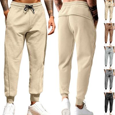Autumn Outdoor Sports Trousers Men's Running Fitness Daily Leisure with Training Composite Fabric