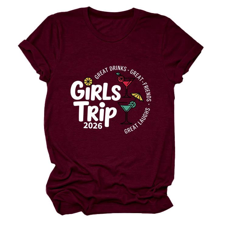 Camiseta Feminina Versátil Confortável com Gola Redonda e Manga Curta