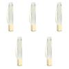 5PCS/Set Transparent Flower Packaging Boxes Plastic Portable Rose Wrapping Boxes Handheld Flower Arrangement Bags