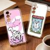 S-Simons-S And C-Cats Phone Case For Samsung S25,24,21,22,23,30,Ultra,20,Plus,Fe,Lite,Note Transparent Cover