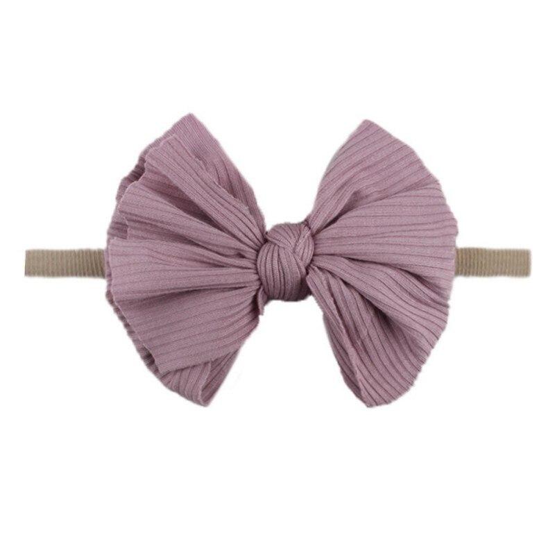 Pinces à cheveux avec nœud imprimé pour bébé, pinces à cheveux élastiques, bandeau mignon, bandeaux en Nylon