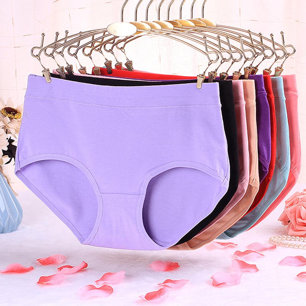 

FallSweet 3 шт./лот! Хлопковые женские трусики, удобные трусы со средней талией