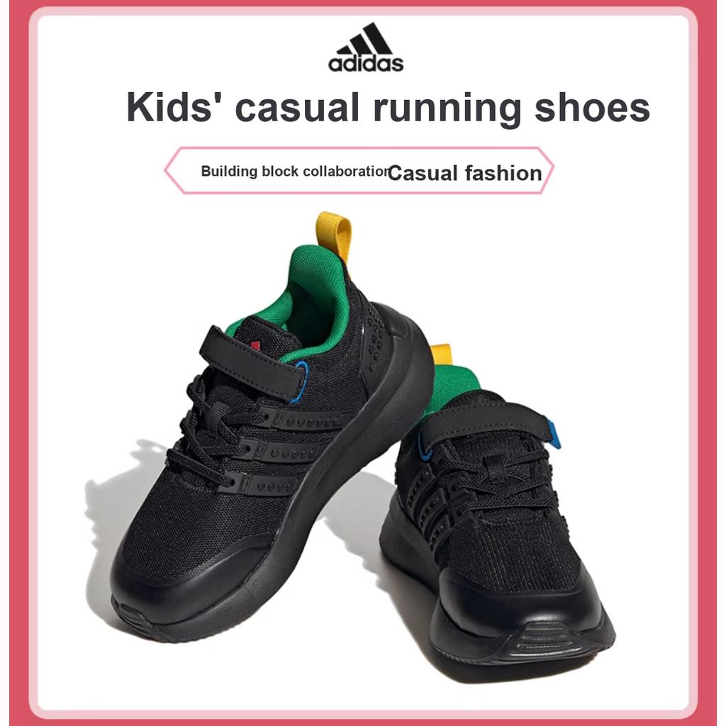 Adidas Lego X  Neo Racer TR21 Elastic Breathable Low Top Kids Running Shoes Kids sneaker Black IF2889