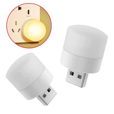 USB LED Reading Lantern Mini Portable Book Light USB Plug -in Light Electric Source Library Round Reading Eye Protection Light