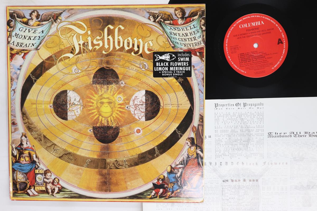 

LP Record FISHBONE Give A Monkey A Brain...and Hell S 4738751 COLUMBIA 1993 Europe Rock Used