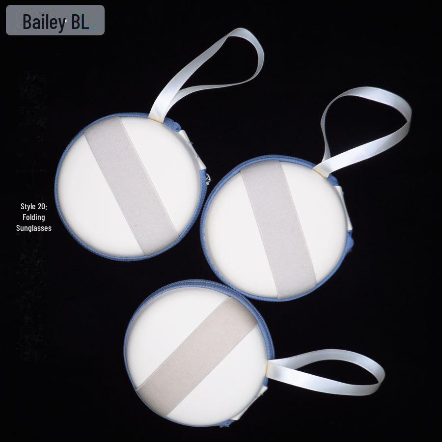 Cycling Sports Zipper Sunglasses Storage Case - EVA Black