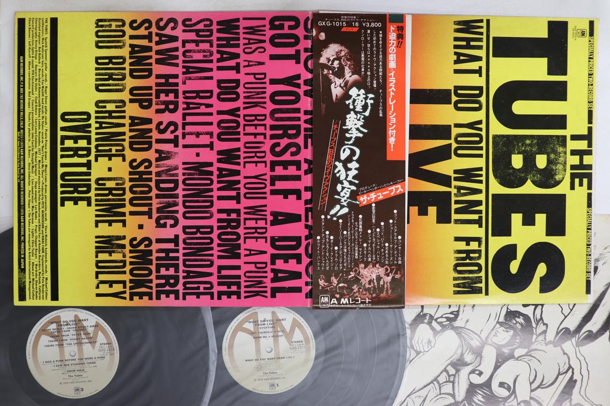 

LP Record TUBES - What Do You Want From Live GXG101516 A&M 1978 Japan Obi Rock Used