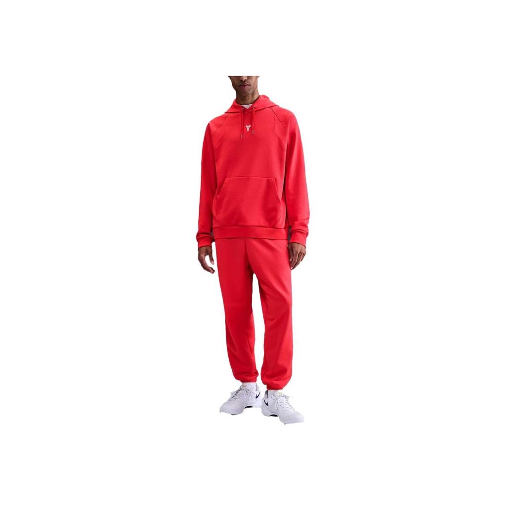 Nike Felpa con cappuccio pullover Kobe Therma-FIT Rosso chiaro/Rosso chiaro/Bianco Uomo Top Rossi HJ8109-696