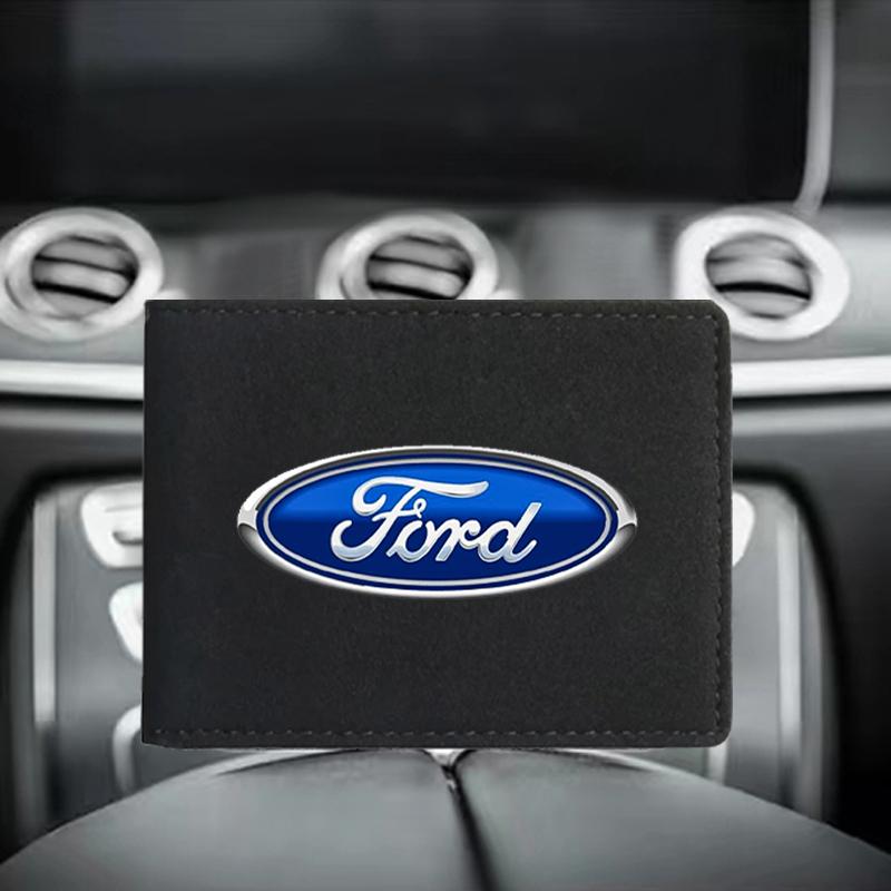 Car Driver License Cover Suede Anti-Fur Car Driving Documents For Ford Fiesta MK7 Mondeo MK4 ST Focus MK1 MK2 MK3 Focus 2 3 4