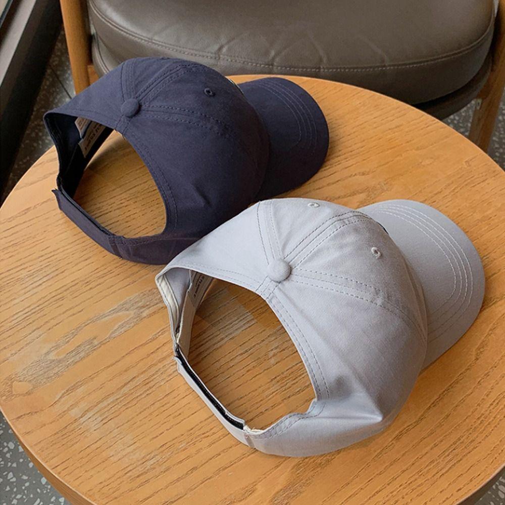 Letter Embroidery Letter R Baseball Hat Baseball Caps Half-Empty Top Cotton Sun Hat Dad Caps Adjustable Hip Hop Hats Unisex