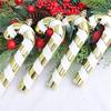 Decorative Accessories Candy Canes Ornament Durable Plastic Christmas Tree Decorations For Holiday Homes Party