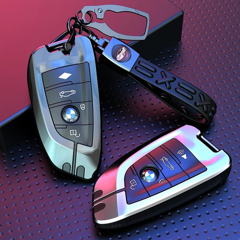 Key Case Cover Fibler Silicone For BMW X1 X3 X4 X5 X6 F15 F16 F48 G30 G38 525 540 740 1 2 5 7 Series 218i Case SO0