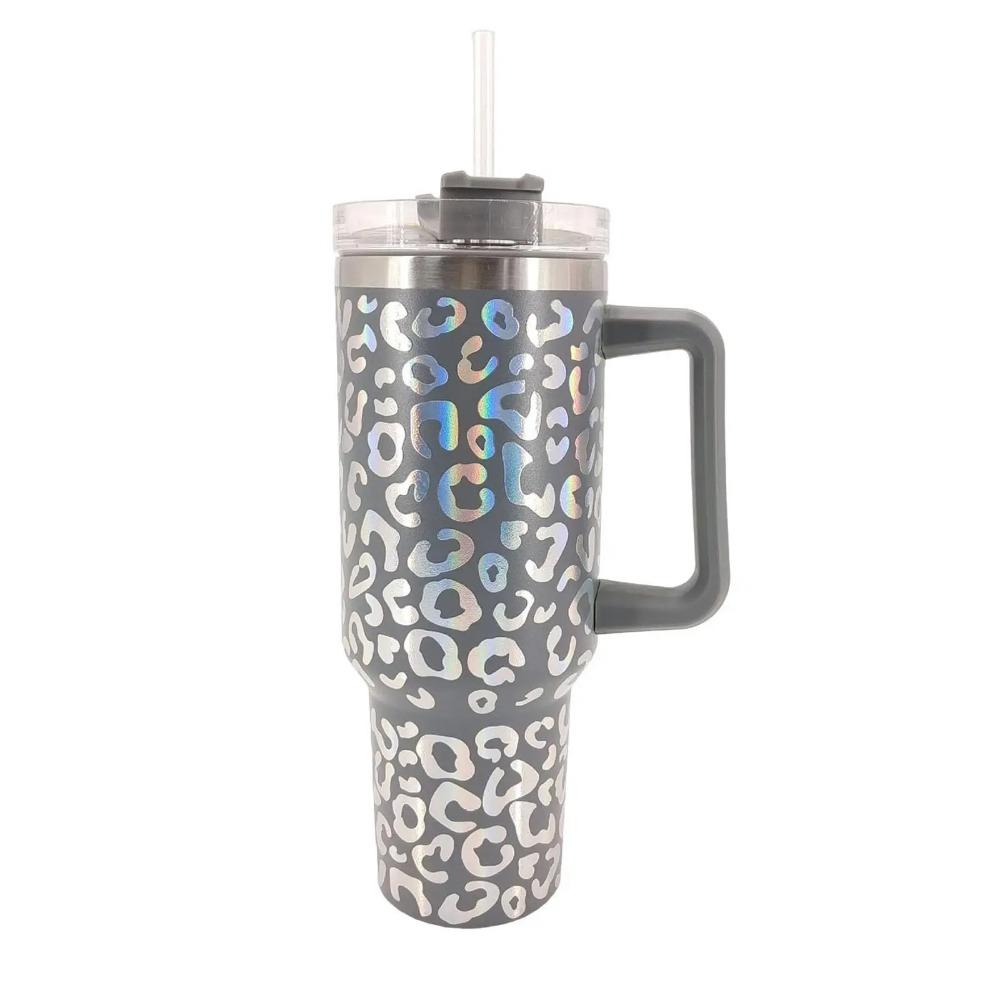Leeseph Tumbler with Handle and Straw, 100% Leak-Proof Travel Mug, Stainless Steel Double Wall Vacuum Insulated Coffee Cup