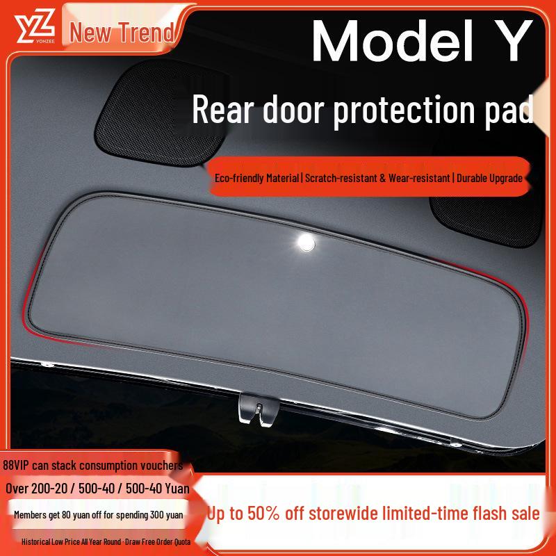Tesla Model Y Trunk Tailgate Protection Mat - Interior Accessory
