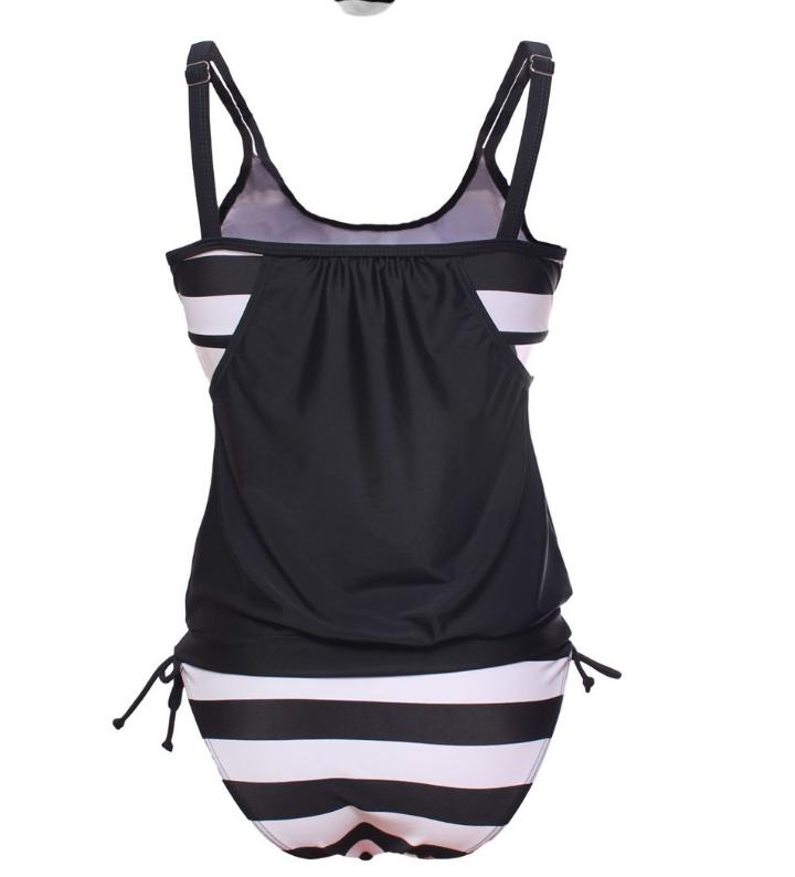 Tankini suit plus size swimsuit XXL black comfortable maternity briefs Tankini suit plus size swimsuit XXL black comfortable maternity briefs