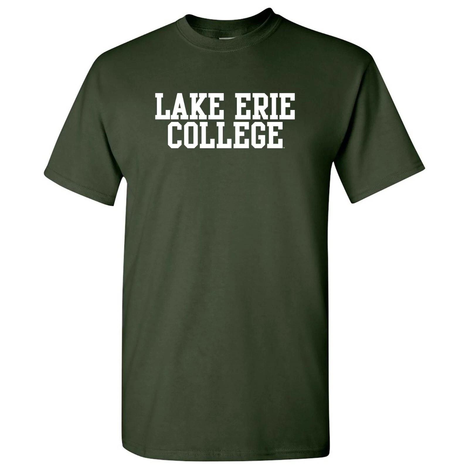 Lake Erie College Basic Block T-Shirt - Forest M