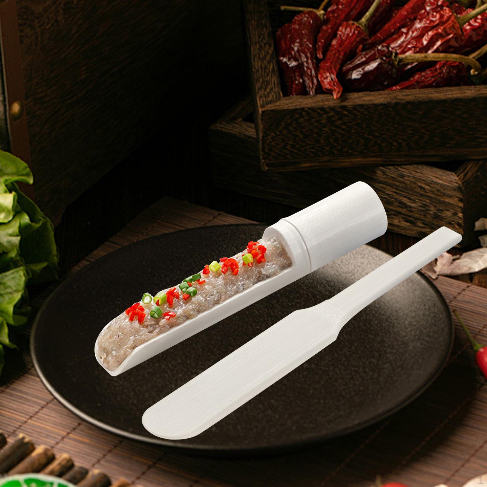 

Фрикаделька DIY Изготовление кухонных инструментов Бургер Говяжий мясной шарик Многофункциональные шарики с креветками Matte White