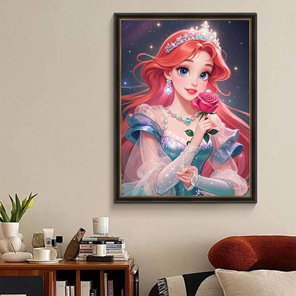 DIY Diamond Painting There Are No Mermaid Princesses or Flowers Cross Stitch Kit Mosaic Art Diamond Painting Full Circle Diamond Home Decoration