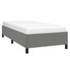 347043 vidaXL Cadre de lit Gris foncé 100 x 200 cm Tissu
