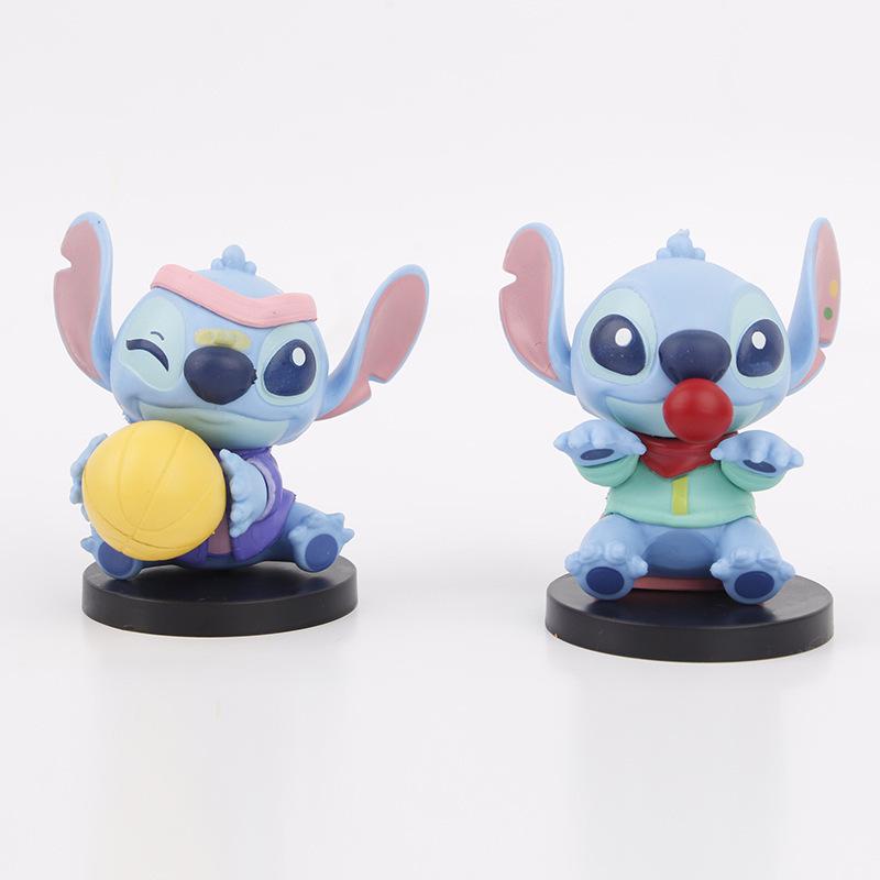 Anime Lilo & Stitch Happy Guitar Stitch Figure Ornament
