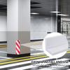 2Pcs Car Foam Bumper Protectors Bumper Guard Car Parking Protector Self-adhesive Reflective Strips for Cars Parking Garage Walls