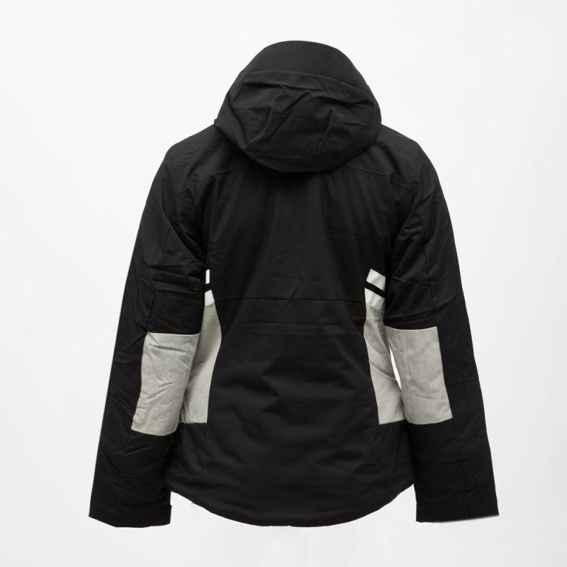 Veste de ski zippée resort à capuche logo gris Femme ROSSIGNOL