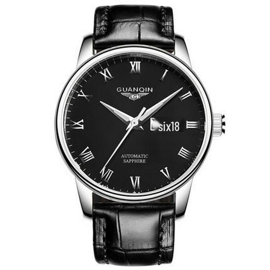 Montre Mécanique Suisse Haut de Gamme pour Homme avec Bracelet en Acier, Double Date, Conception Étanche - Nouveau Style Business Authentique