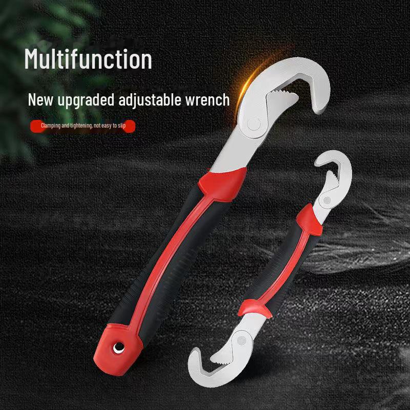 Adjustable Universal Pipe Clamp Wrench – Large and Small Opening Tool