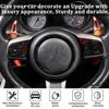 HAPPYHORSE Aluminum Alloy Car Multimedia Button Protective Cover Trim Sticker Decorative Accessories Compatible with Jaguar 15-21XE /16-21XF /16-21