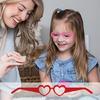 Zestaw 36 Okularów Serduszek na Walentynki Papierowe Okulary Stylowe Akcesoria Imprezowe Ręcznie robione Okulary na Spotkania Rodzinne