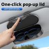 Samochodowy Uchwyt na Okulary do Osłony Przeciwsłonecznej Wysokiej Klasy Pudełko na Prezent na Okulary Przeciwsłoneczne Dla Volvo Rdesign Polestar AWD V50 S60 XC60 S40 XC40 XC90 V60 S80 S90
