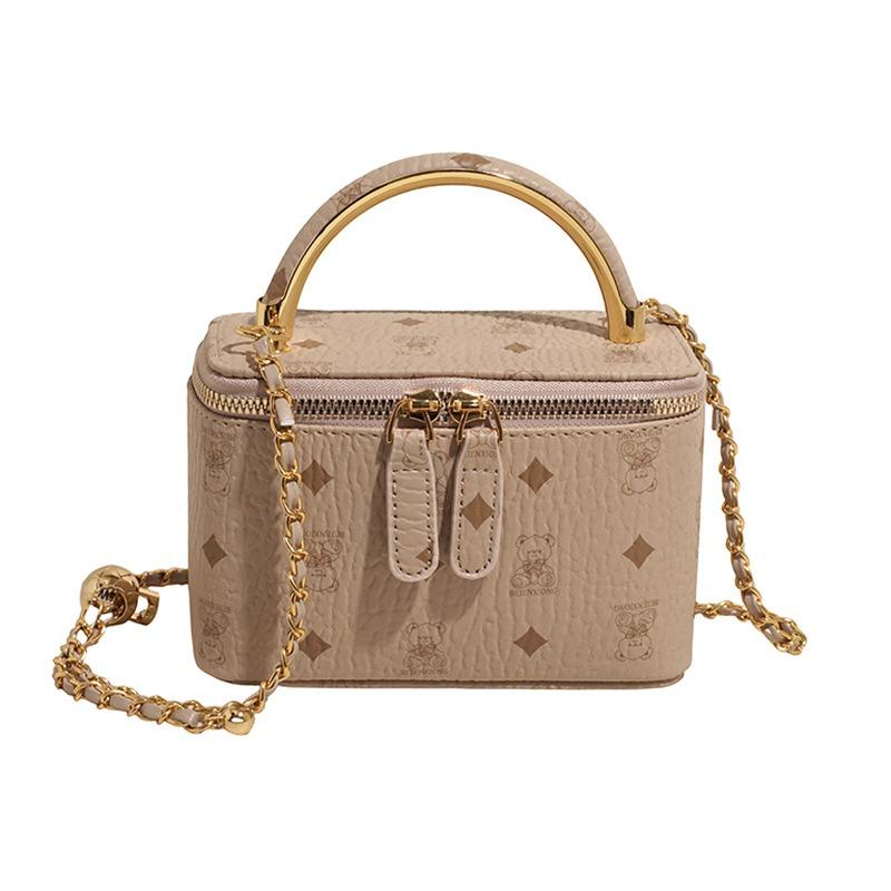 Nouă modă retro portabilă geantă pătrată mică geantă de umăr casual versatilă geantă messenger geantă cutie mică de prințesă