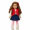 4Pcs Doll Clothes Skirts Vests Boots,Cute Daily Autumn/Winter Set For 43CM Baby Doll&18Inch American Doll Accessories,Girl Toys