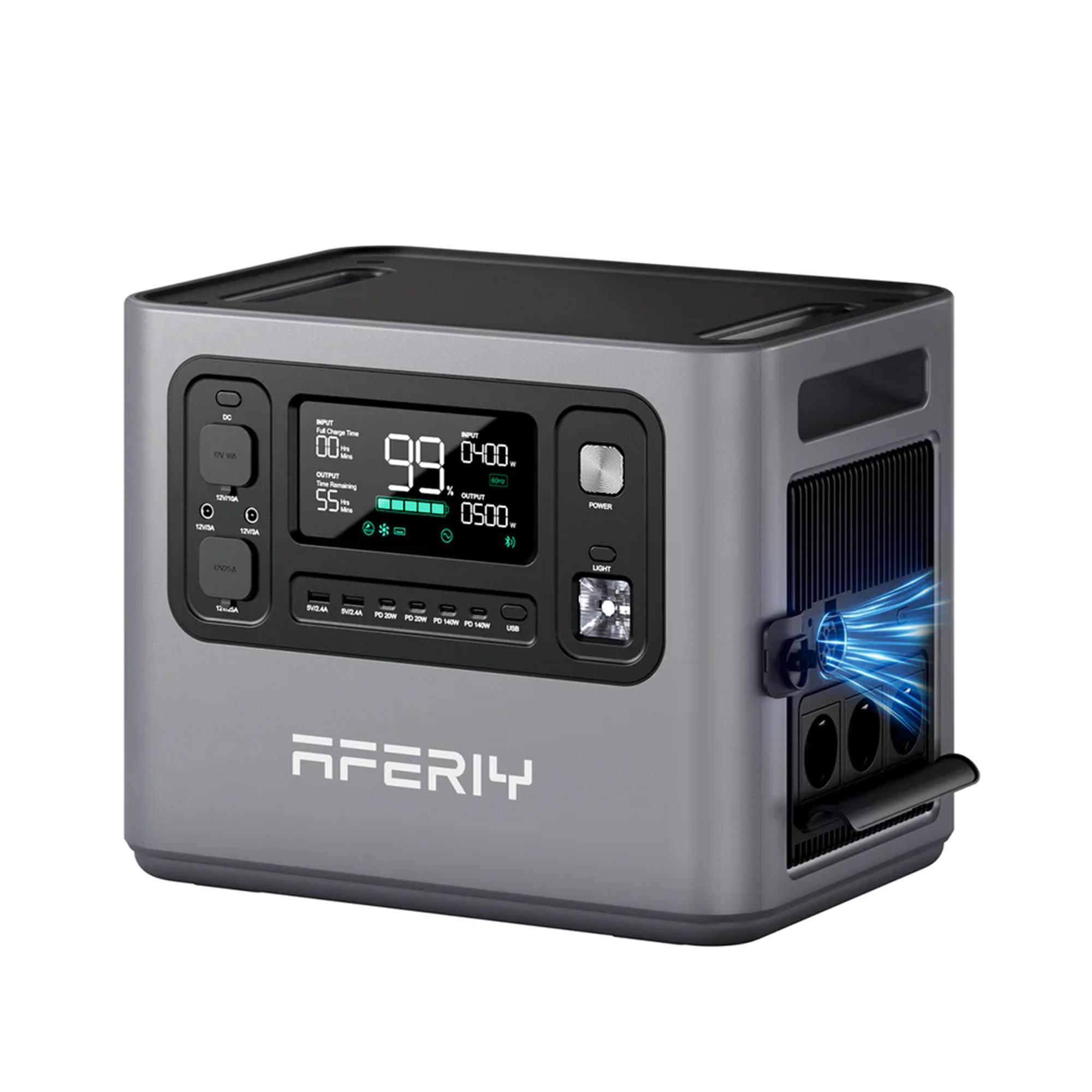 AFERIY P280 – Powerstation – Tragbare Powerstation 2800W 2048Wh, LiFePO4 mit USV & erweiterbarer Kapazität bis zu 10,24 kWh