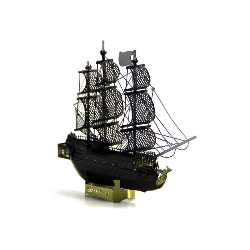 Black Pearl Full Metal 3D DIY Stainless Steel Jigsaw Puzzle