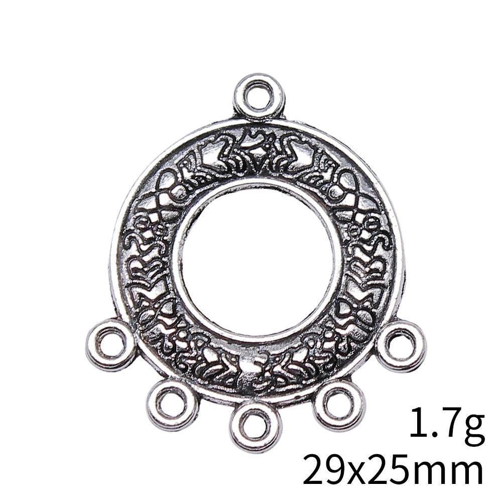 Graduation Accessories Women Round Multi-Hole Earring Connector Accessories Parts Clearance Sale Items Accessories For Girls