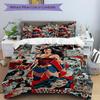 3pcs Wonder Woman Bedding Set, Soft Polyester Duvet Cover and Pillowcases Machine Washable Seasons all suitable & Guest Room Decor331