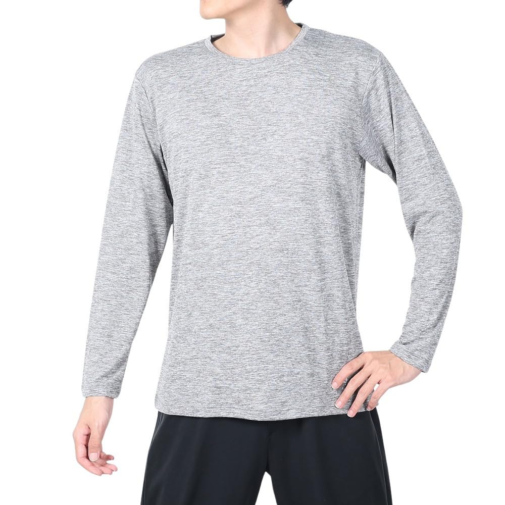 

and TS EX Stretch Crew Gray [Foxfire] T-shirt [5215332] [Sweat-absorbing quick-drying] [Stretch] Men s