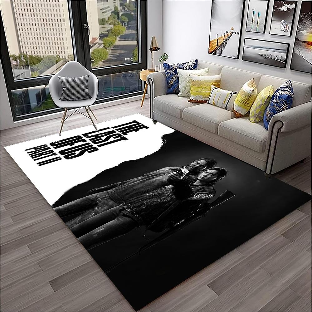 Pedro The Last of Us Horror TV Spiel Teppich Teppich für Zuhause Wohnzimmer Schlafzimmer Sofa Fußmatte Dekor, Kinderteppich Rutschfeste Bodenmatte
