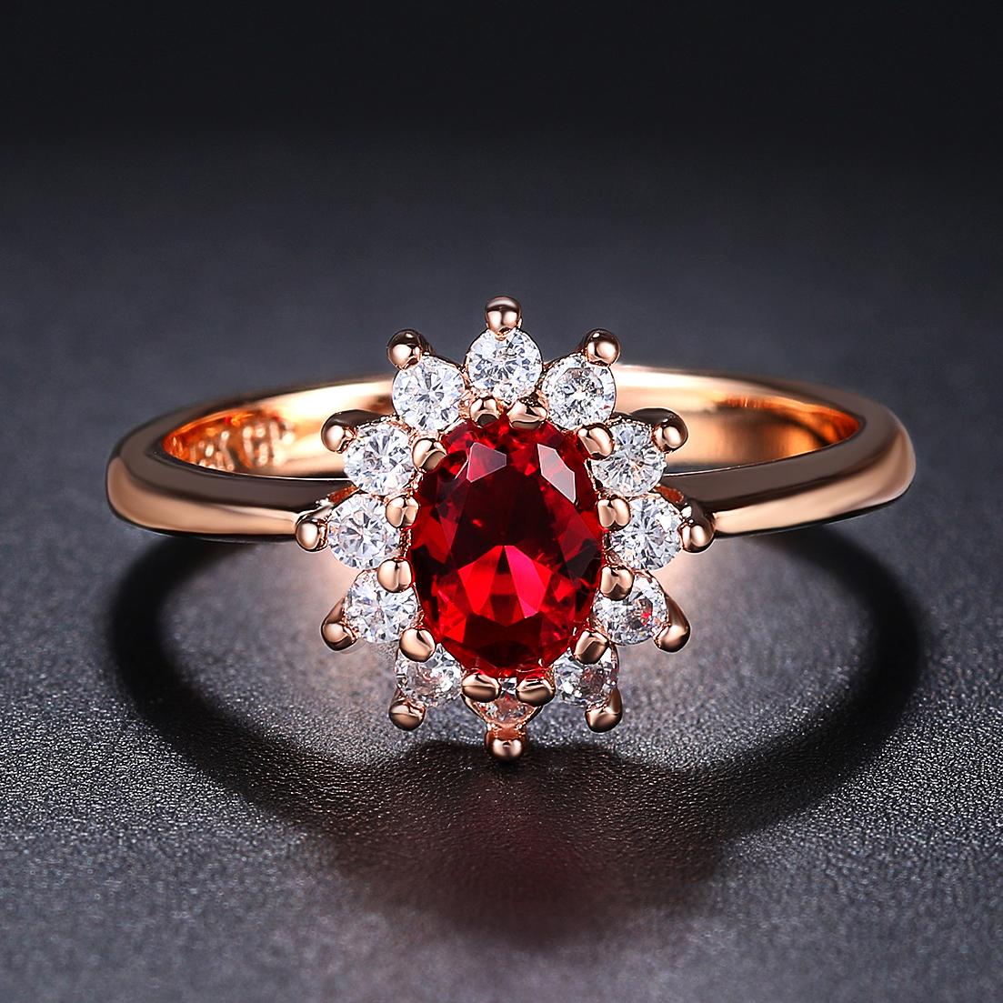 

Princess Kate Rings For Women Blue Crystal Wedding Engagement Bridal Promise Marriage Ring For Bride Female Fashion Jewelry R076 5.5
