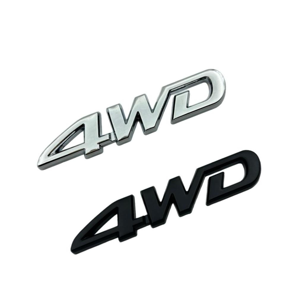RAV4 4WD Emblem Lettering Decorative Sticker for Toyota