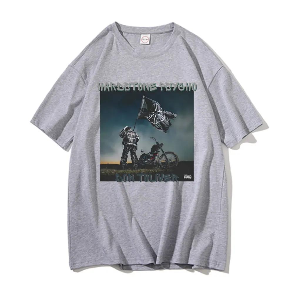 Rapper Don Toliver Tričko Hardstone Psycho Hudební Album Trička Unisex Dámská Hip Hop Oversized Trička Unisex Vintage Streetwear