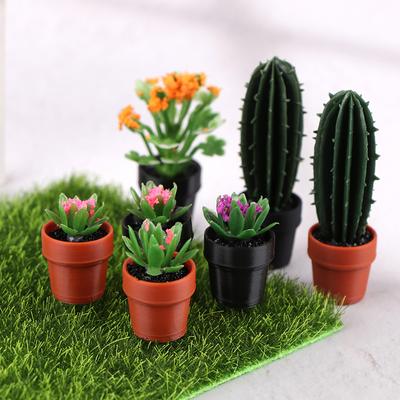 5 Stück 1:12 puppenhaus Simulation Pflanze Topf Modell Puppenhaus Miniatur Garten Hause Ornamente Micro Szene Dekoration Spielzeug