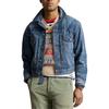 Polo Ralph Lauren SS24 Denim Trucker Jacket Solid Color Lapel Single-Breasted Fitted Denim Jacket Men Jackets Blue MNPOOTW16021-373