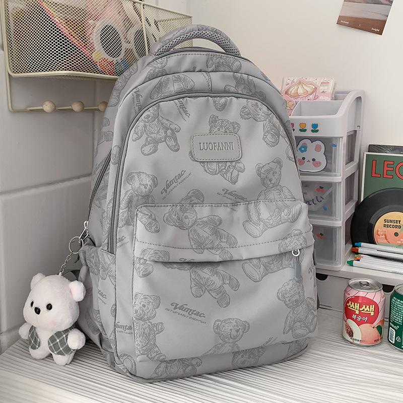 Children's Schoolbags Elementary School Students  Girls' High Ooking Junior High School Students' Printed Backpacks