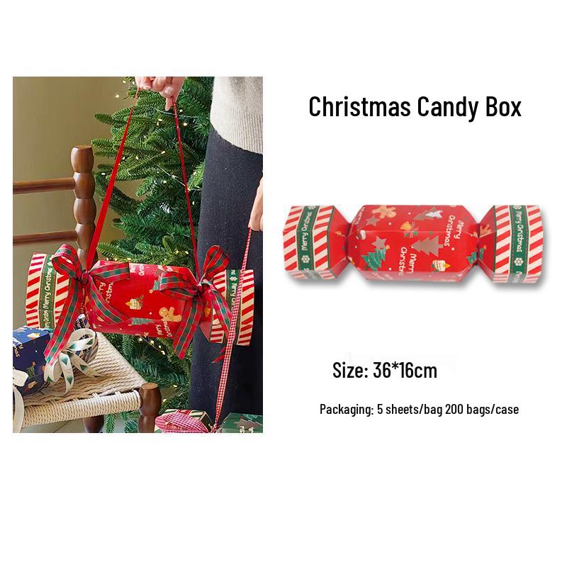 Creative Christmas Eve Candy & Apple Gift Box - DIY Floral Art Packaging