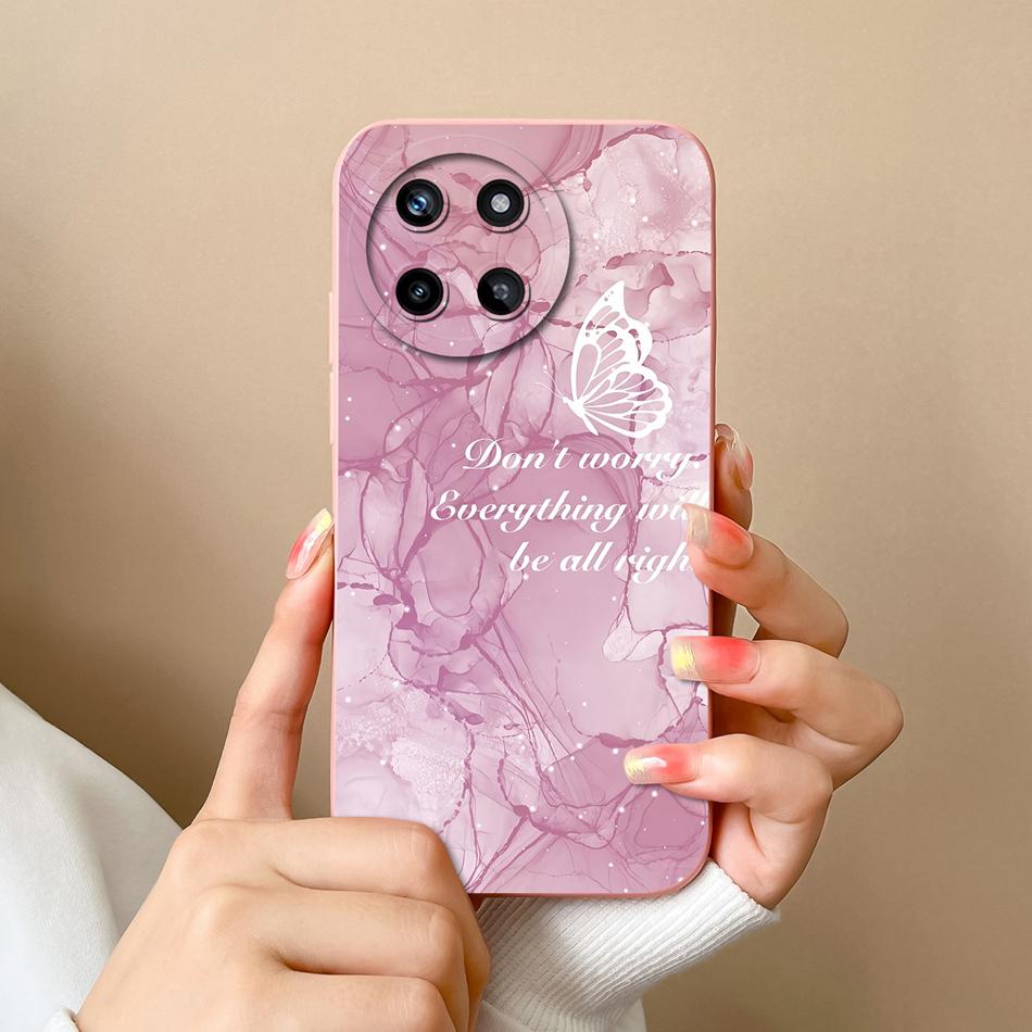 Leisure Style Case For Oppo Realme 11 Pro Plus Full Protection Soft Liquid Silicone Back Cover For Realme11 4G 5G Phone Cases