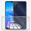 Für TCL 20E Hülle Klar Silikon Weich TPU Schutzhülle Handyhülle Für TCL 20Y Klar Stoßfest Bumper Coque oder TCL 20E 20Y Funda