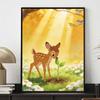 Disney Bambi Deer Nature Forest Scenery Diamond Painting Mosaic Art Kit 5D Handmade Diy Gift Home Decoration